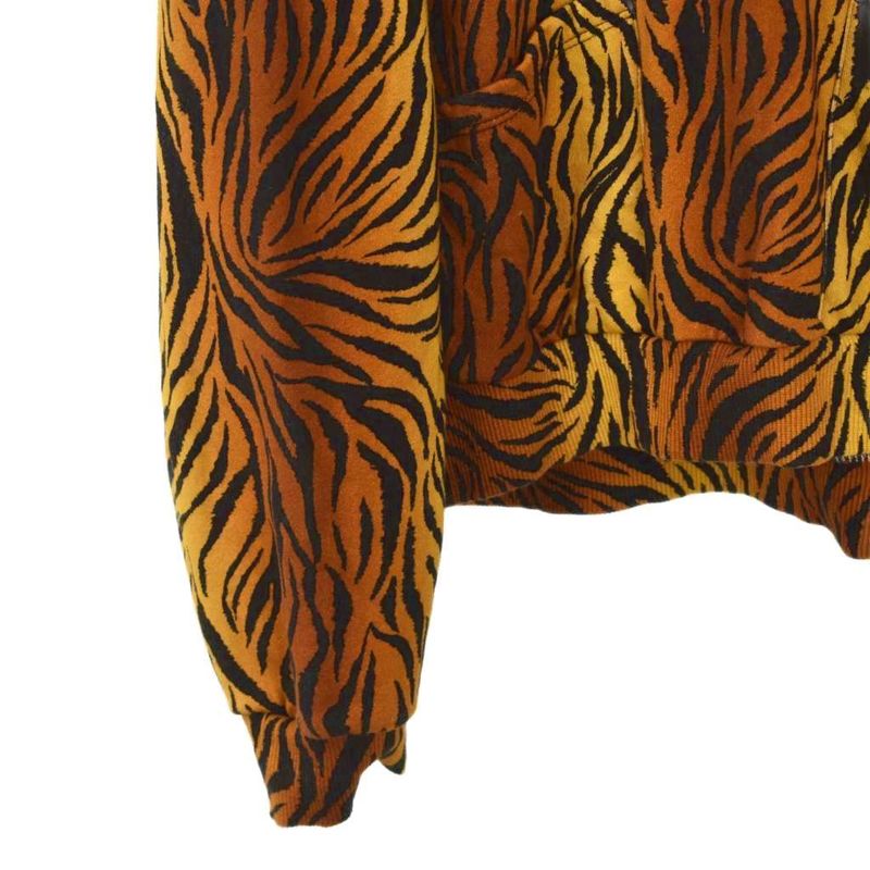 Celine Pullover Hoodie Logo Taiga Pattern Animal Pattern XL Brown 2y571582q