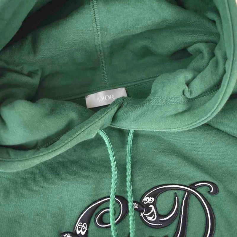 Dior Kenny 21AW Scharf Casual Hoodie Pullover Parka XL Green 193j688a0531