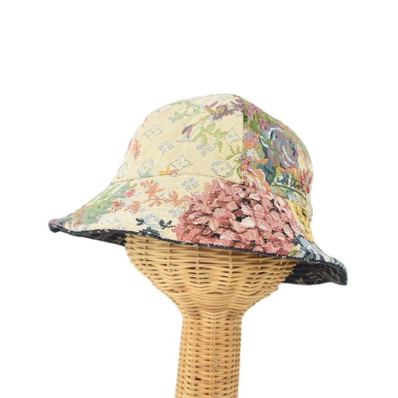 Louis Vuitton 22AW Chapeau Monogram Tapestry Floral Bucket Hat Multicolor Mp3414