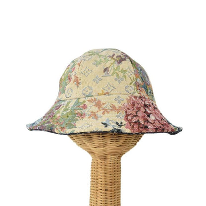 Louis Vuitton 22AW Chapeau Monogram Tapestry Floral Bucket Hat Multicolor Mp3414