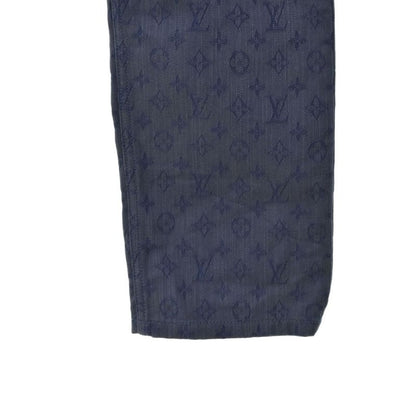 Louis Vuitton 19AW SLIM Monogram Denim Jeans 32 Navy Rm192m QJQ Hhd20w