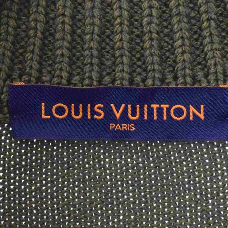 Louis Vuitton NIGO Sophist Kate Taiga - Cardigan L Khaki Rm221m JN7 Hmn03w