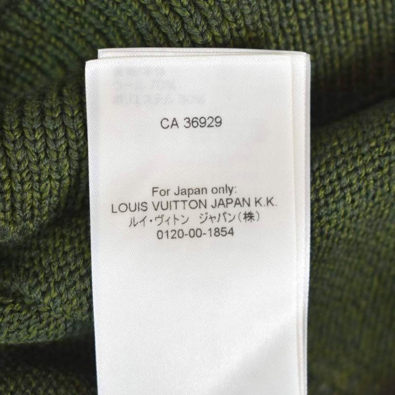 Louis Vuitton NIGO Sophist Kate Taiga - Cardigan L Khaki Rm221m JN7 Hmn03w