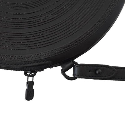 Louis Vuitton Disc Pouch Clutch Bag Second Bag Black M81777