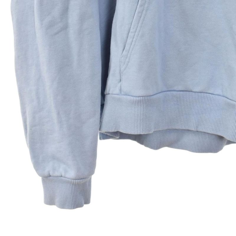 Celine Loose Hoodie Logo Pullover Parka XL Light Blue Light Blue 2y321670q
