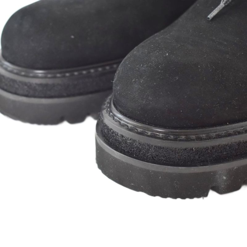 Louis Vuitton NBA Oberkamphrein Suede Ankle Boots Sneakers 8.5 Black Bm0290