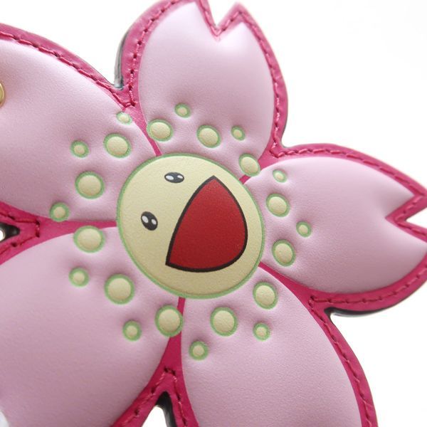 Louis Vuitton Lv×tm Bag Charm Cherry Blossom M02475 Takashi Murakami Leather