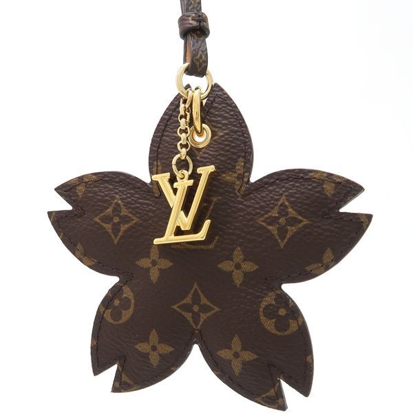 Louis Vuitton Lv×tm Bag Charm Cherry Blossom M02475 Takashi Murakami Leather