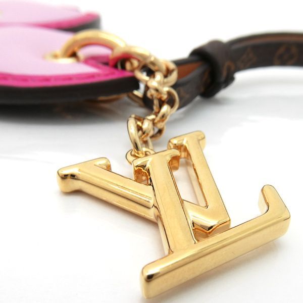 Louis Vuitton Lv×tm Bag Charm Cherry Blossom M02475 Takashi Murakami Leather