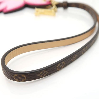 Louis Vuitton Lv×tm Bag Charm Cherry Blossom M02475 Takashi Murakami Leather