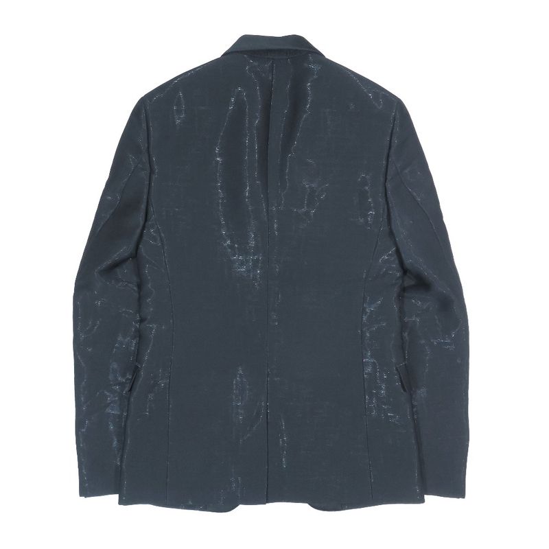 Unused Fendi Tuxedo Suit Zucca Pattern Tailored Jacket Sideline Pants Setup