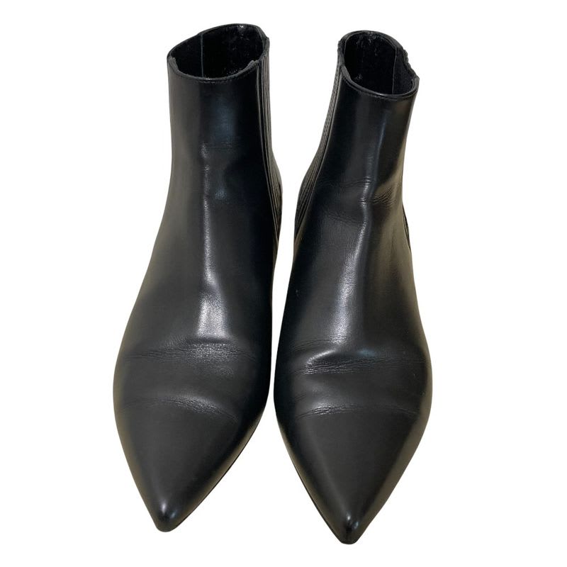 Celine Leather Side Gore Ankle Boots Size 36 Approx 23 cm