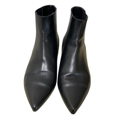 Celine Leather Side Gore Ankle Boots Size 36 Approx 23 cm