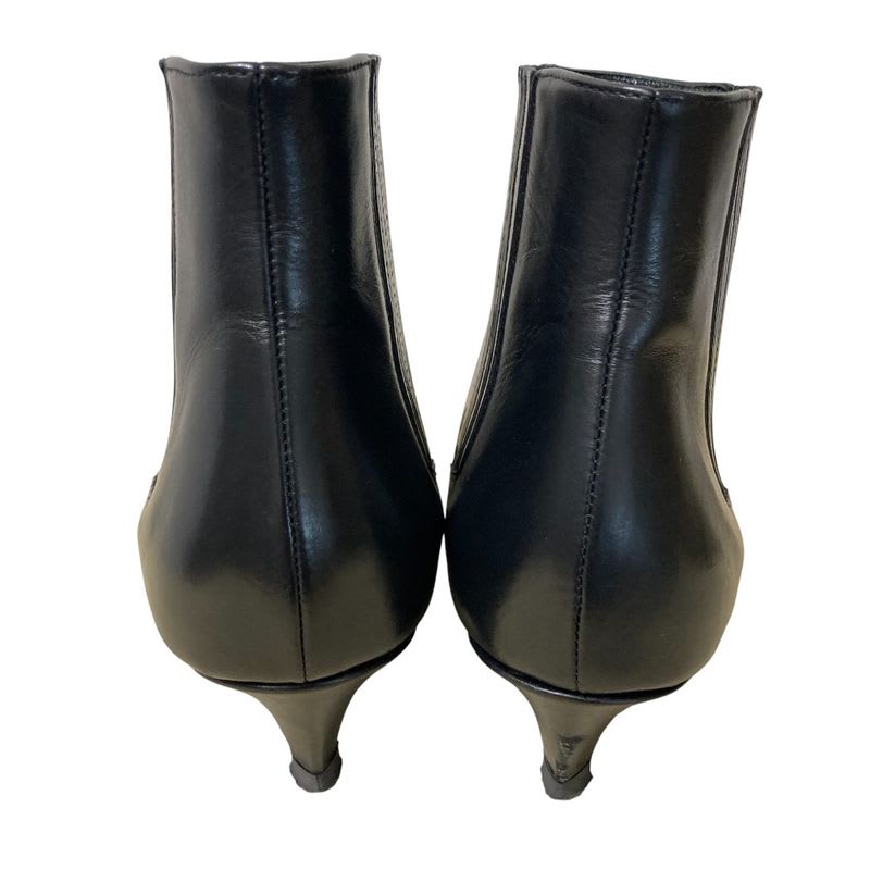 Celine Leather Side Gore Ankle Boots Size 36 Approx 23 cm
