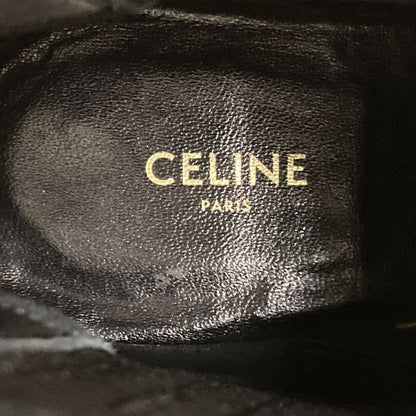 Celine Leather Side Gore Ankle Boots Size 36 Approx 23 cm