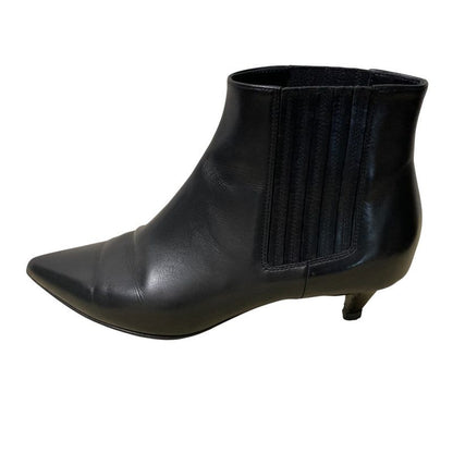 Celine Leather Side Gore Ankle Boots Size 36 Approx 23 cm