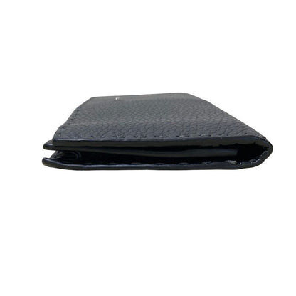 Fendi Selleria Continental Long Wallet Black Men's