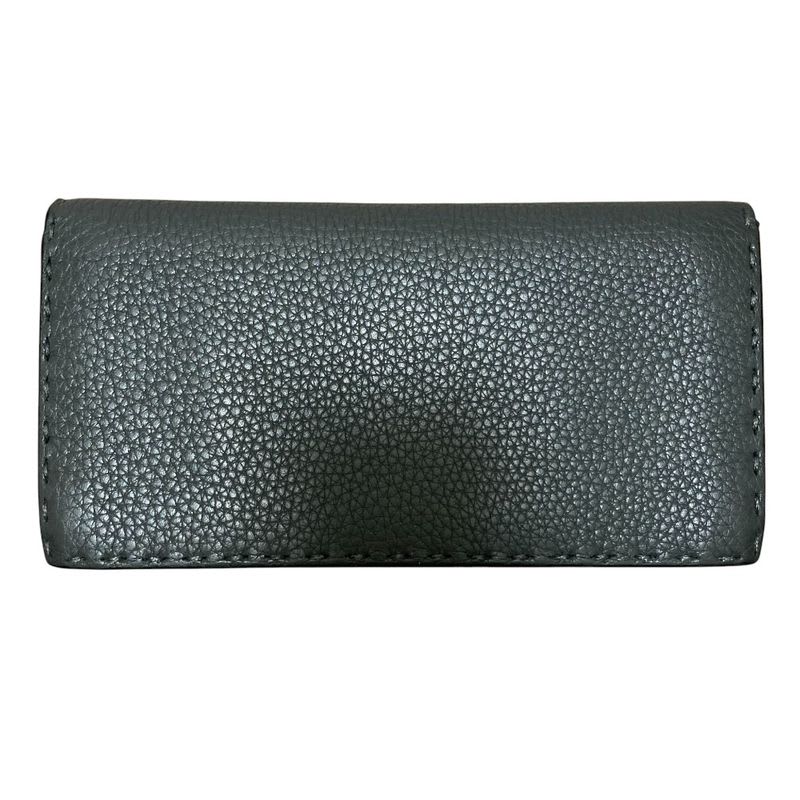 Fendi Selleria Continental Long Wallet Black Men's