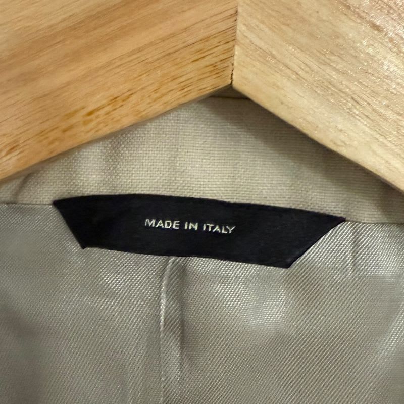 Fendi 2023 Model Single Tailored Jacket Fj0798 46 Beige Men's