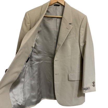 Fendi 2023 Model Single Tailored Jacket Fj0798 46 Beige Men's