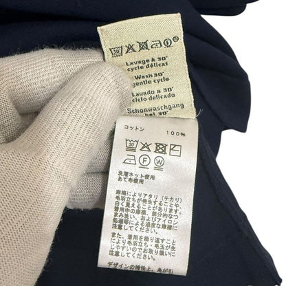 Hermes Short Sleeve Saddle Stitch Knit Cut And Sew M Navy Men's 25SS