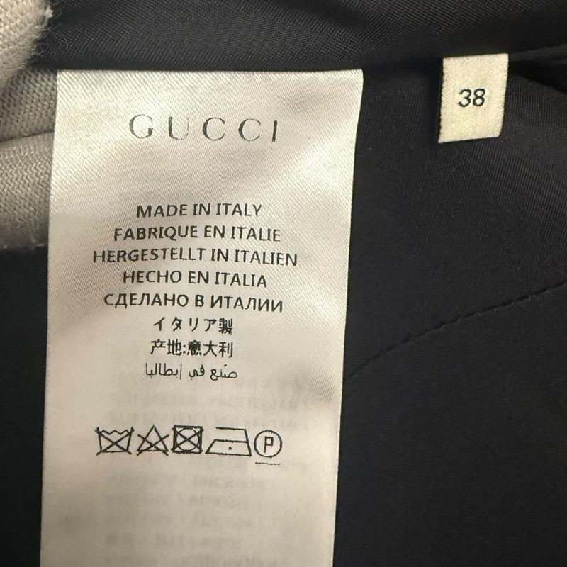 Gucci Michele Period Chester Coat 38 Black Ladies