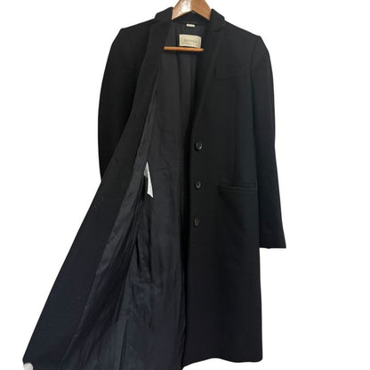 Gucci Michele Period Chester Coat 38 Black Ladies