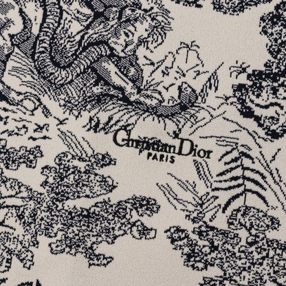 Christian Dior Toile De Jouy Sauvage Technical Knit Dioriviera Short Dress 38