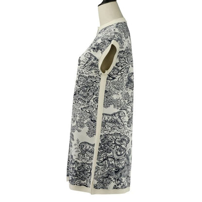 Christian Dior Toile De Jouy Sauvage Technical Knit Dioriviera Short Dress 38