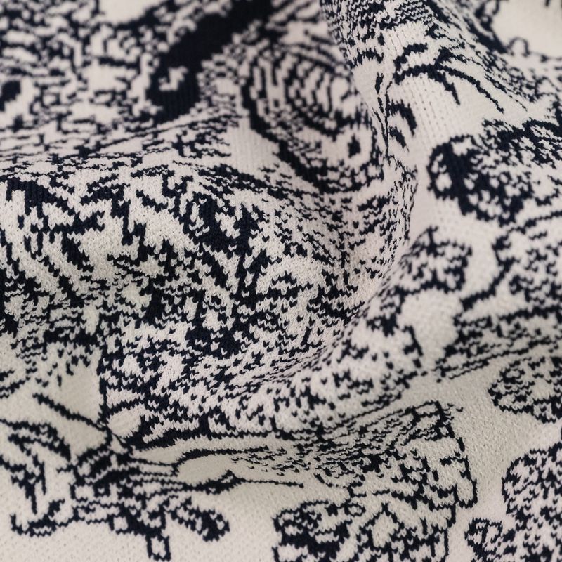 Christian Dior Toile De Jouy Sauvage Technical Knit Dioriviera Short Dress 38