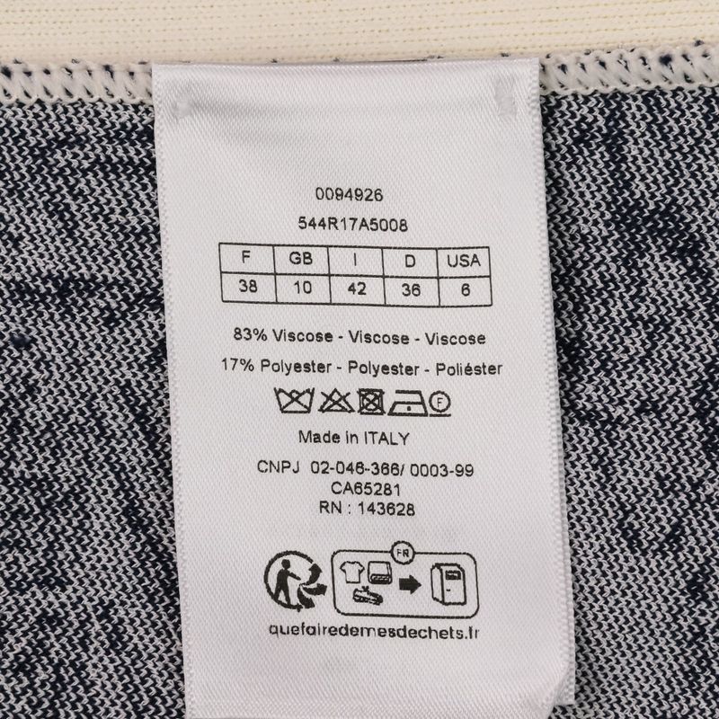 Christian Dior Toile De Jouy Sauvage Technical Knit Dioriviera Short Dress 38