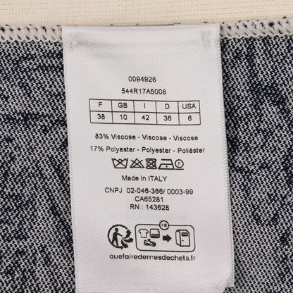 Christian Dior Toile De Jouy Sauvage Technical Knit Dioriviera Short Dress 38