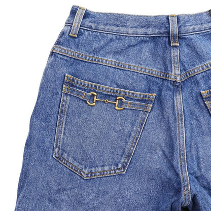 Gucci Horsebit 80's Fit Denim Pants Jeans Size 28 Indigo Ladies 23SS