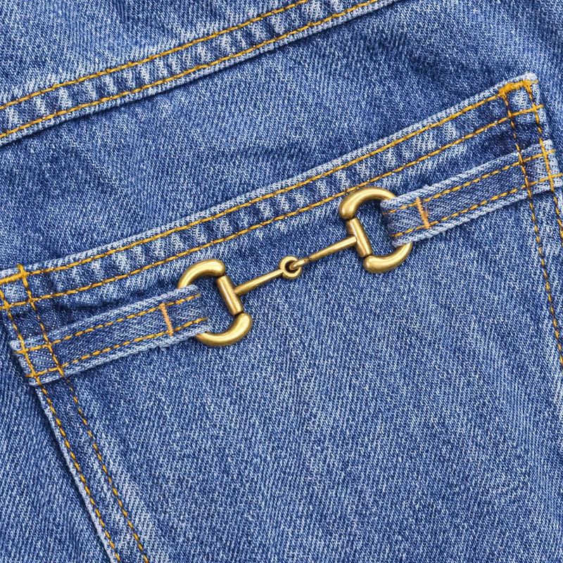 Gucci Horsebit 80's Fit Denim Pants Jeans Size 28 Indigo Ladies 23SS