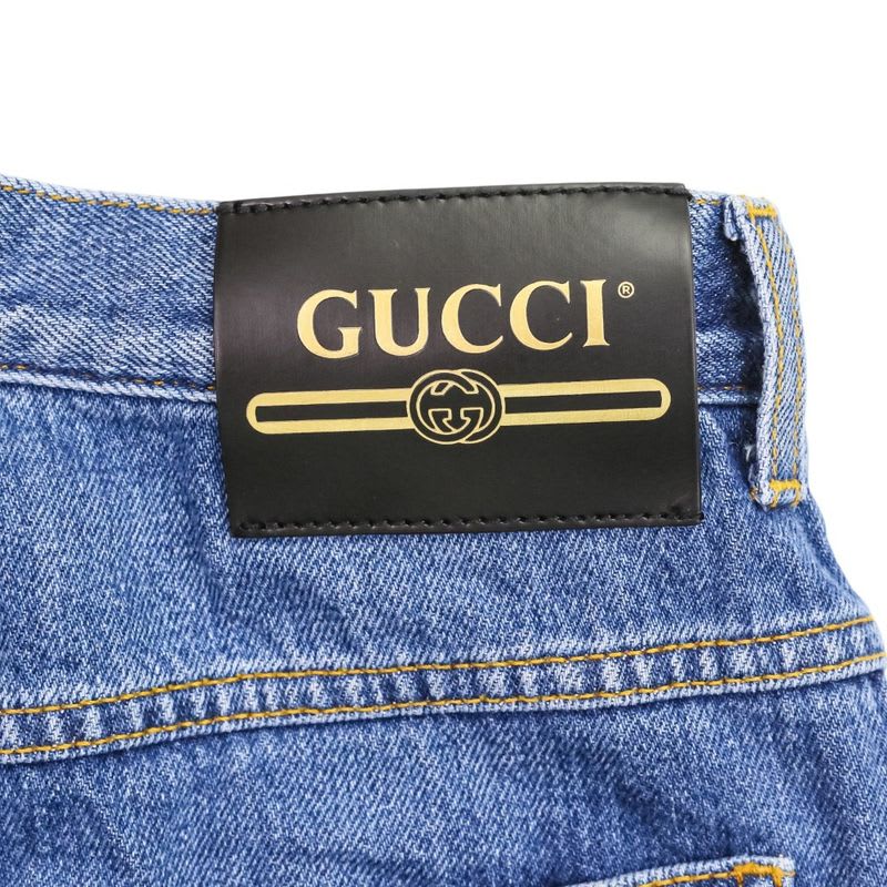 Gucci Horsebit 80's Fit Denim Pants Jeans Size 28 Indigo Ladies 23SS
