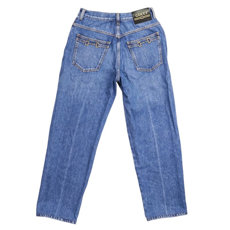 Gucci Horsebit 80's Fit Denim Pants Jeans Size 28 Indigo Ladies 23SS