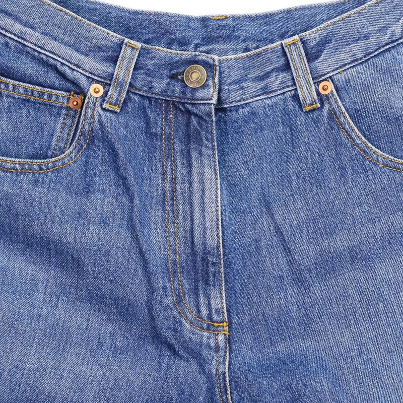 Gucci Horsebit 80's Fit Denim Pants Jeans Size 28 Indigo Ladies 23SS