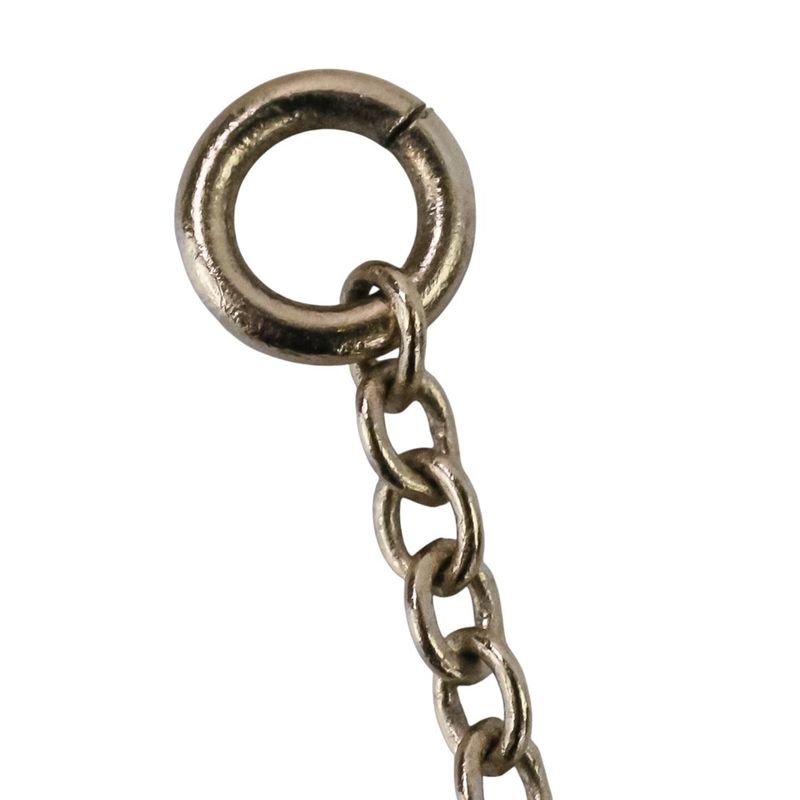 08P Chanel Coco Mark Butterfly Motif 2WAY Reversible Necklace Pink X Yellow