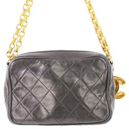 Chanel Charm Quilted Chain Shoulder Bag Camera
