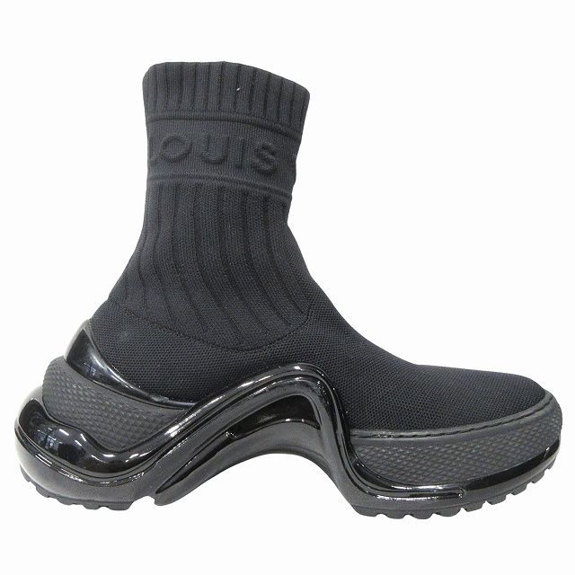 Unused Louis Vuitton LV Arc Light Line Knit Sneakers Shoes Stretch Logo