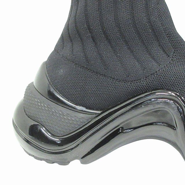 Unused Louis Vuitton LV Arc Light Line Knit Sneakers Shoes Stretch Logo