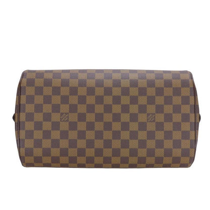 Louis Vuitton Handbag Rivera MM Damier Ebene Brown Gold Hardware Ladies