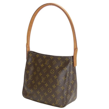 Louis Vuitton Shoulder Bag Looping MM M51146 Monogram Leather Brown Shoulder