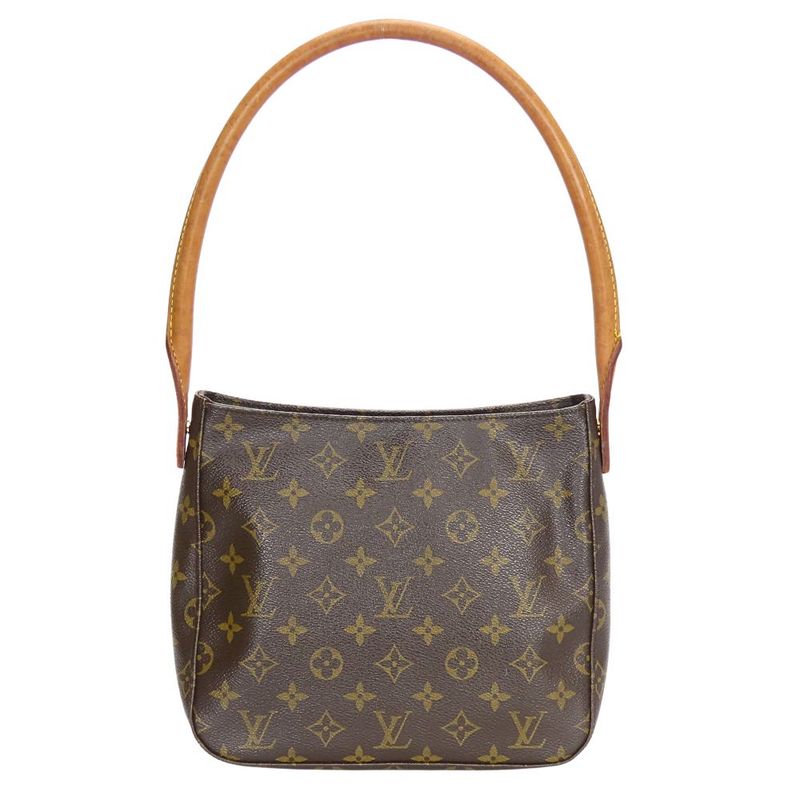 Louis Vuitton Shoulder Bag Looping MM M51146 Monogram Leather Brown Shoulder
