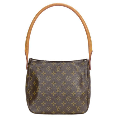 Louis Vuitton Shoulder Bag Looping MM M51146 Monogram Leather Brown Shoulder