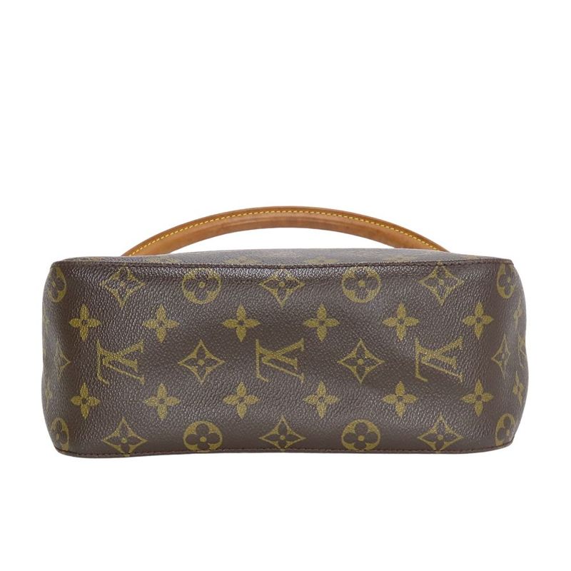 Louis Vuitton Shoulder Bag Looping MM M51146 Monogram Leather Brown Shoulder