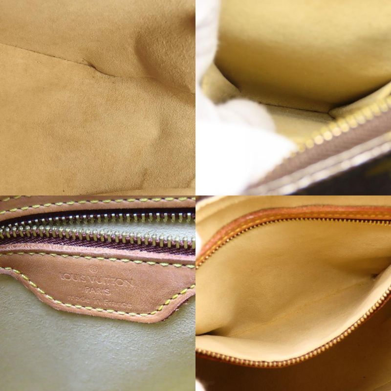 Louis Vuitton Shoulder Bag Looping MM M51146 Monogram Leather Brown Shoulder