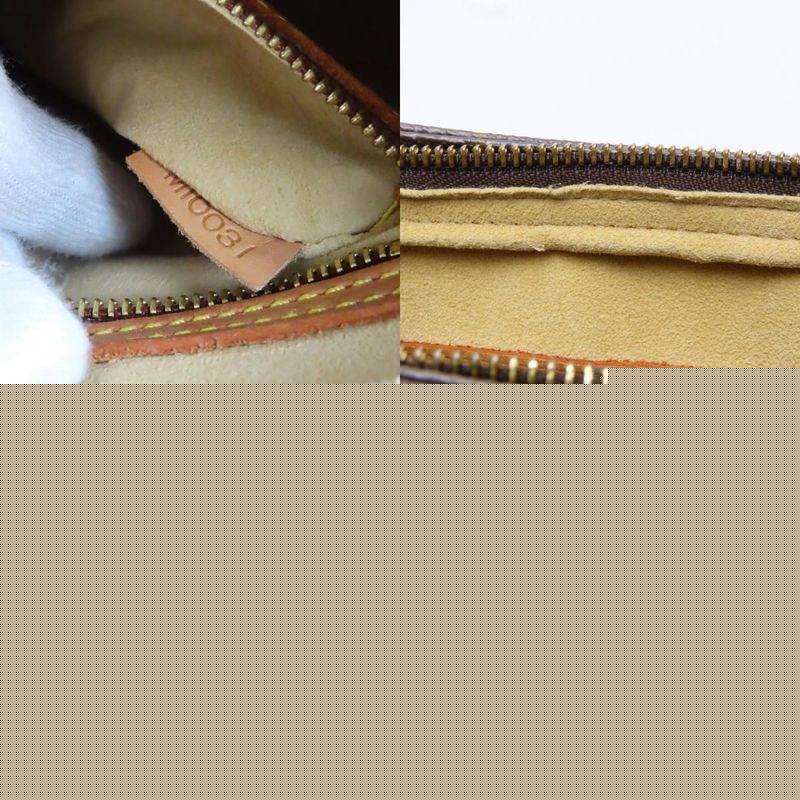 Louis Vuitton Shoulder Bag Looping MM M51146 Monogram Leather Brown Shoulder