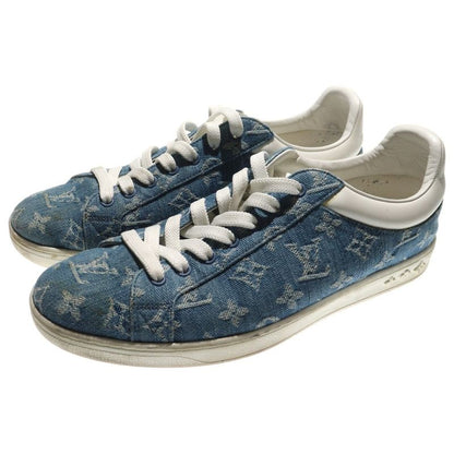 Louis Vuitton Luxembourg Grain Monogram Denim Sneakers Ms0189