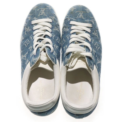 Louis Vuitton Luxembourg Grain Monogram Denim Sneakers Ms0189